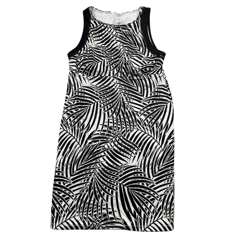 Tommy Bahama Small Island Active Black White Lined Bodice‎ w/ Removable Bra Cups